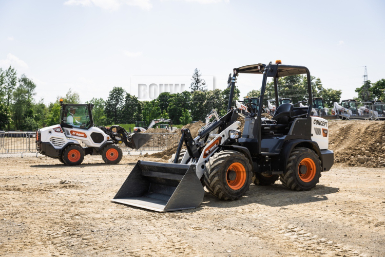 Bobcat liet tijdens de Demo Days drie nieuwe concepten van laders zien