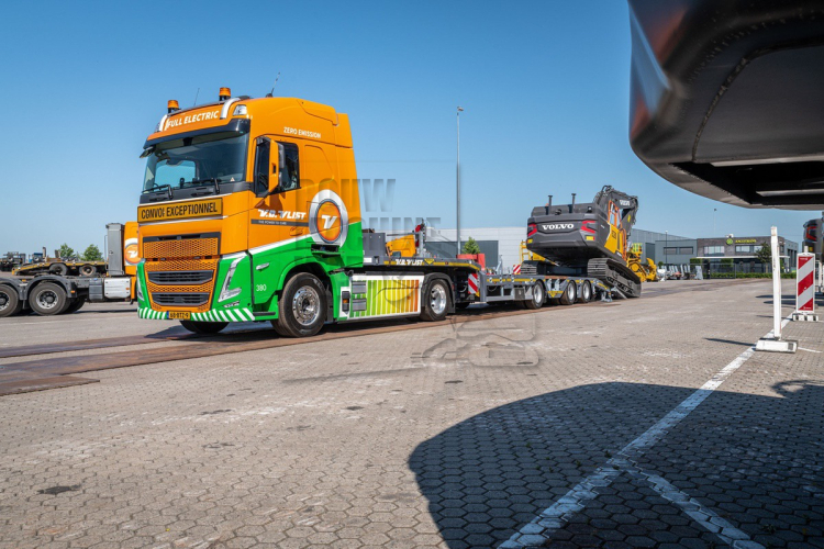 Van der Vlist zet Volvo FH Electric in voor speciaal transport