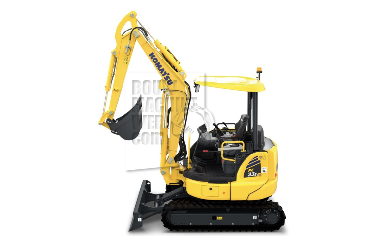 Elektrische Komatsu mini met uitgebreide fabrieksgarantie