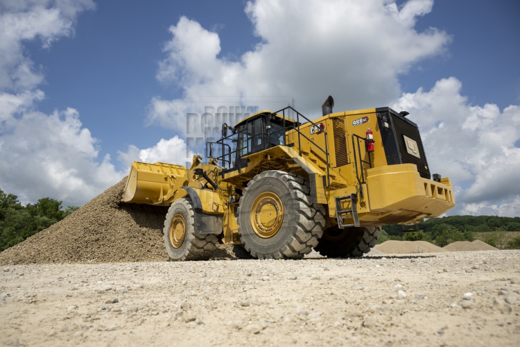 De nieuwe Cat 988 GC-wiellader: meer productie bij lager kosten
