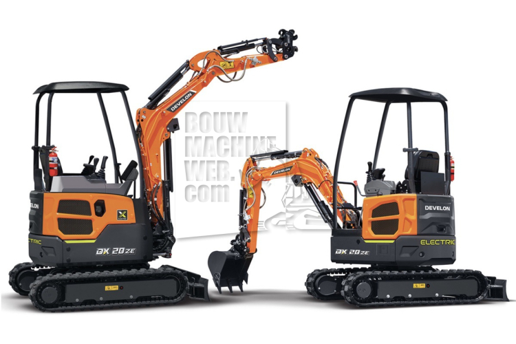 Develon komt met elektrische DX20ZE-7 minigraver op de markt