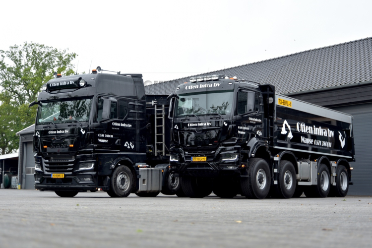 Twee MAN-trucks voor Otten Infra