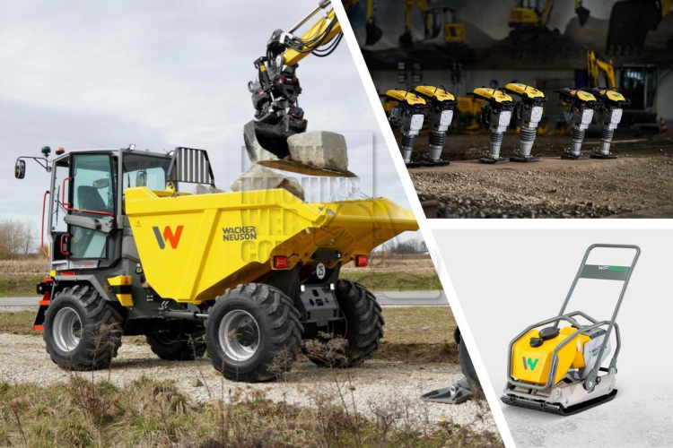 Wacker Neuson presenteert een hele range aan nieuwe producten