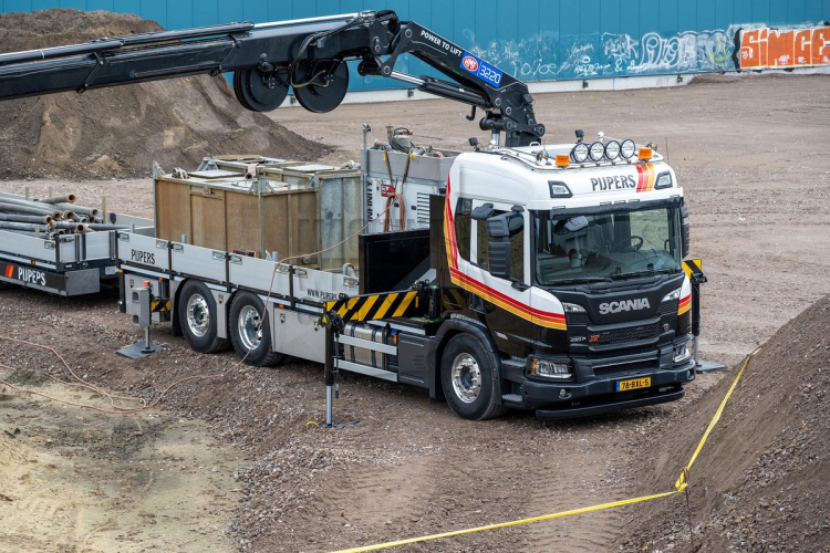 Pijpers rijdt met Scania naar de bron