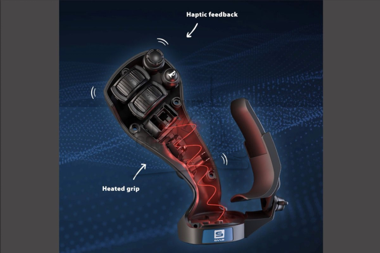 Verwarmde joysticks van SVAB