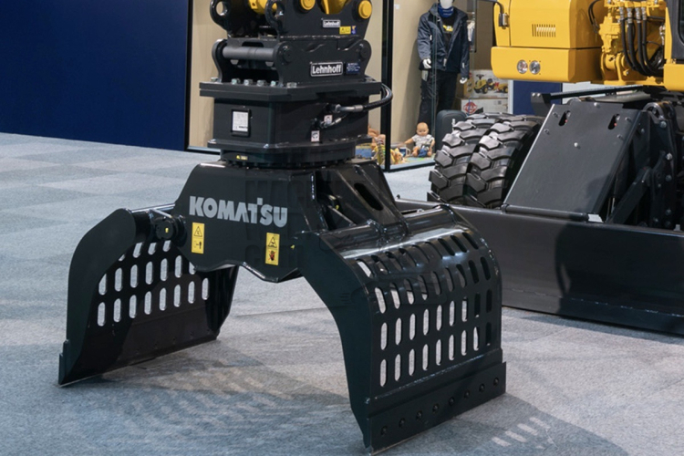 Komatsu Europe lanceert een nieuw assortiment sloop-sorteergrijpers