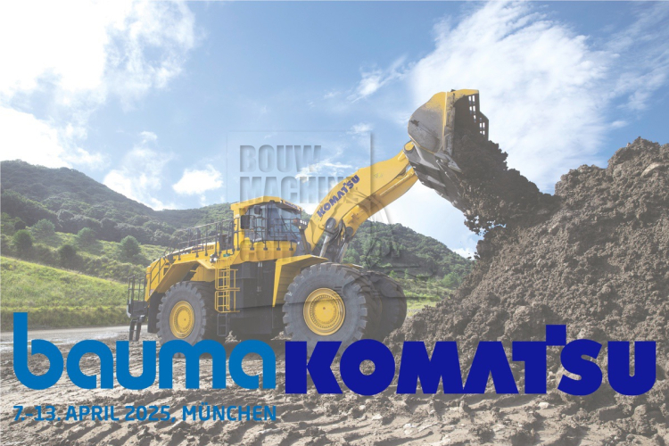 Bauma 2025: Komatsu Europe introduceert de nieuwe WA700-8 wiellader