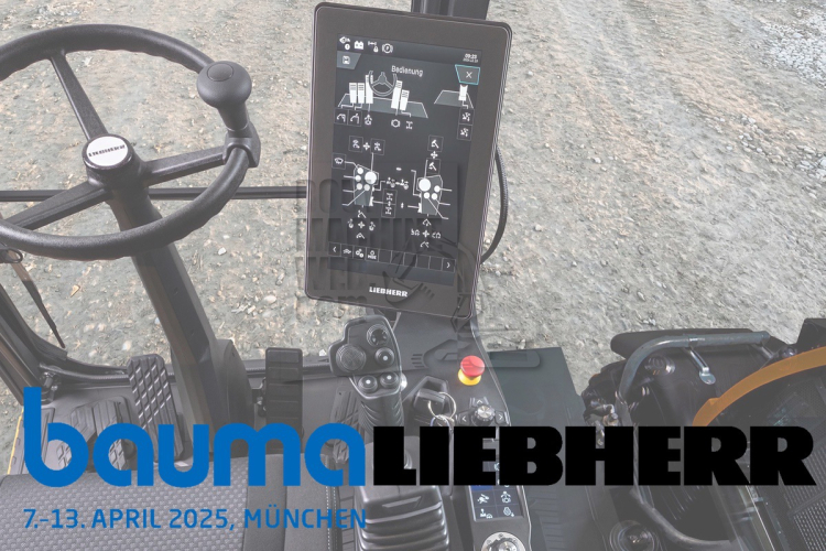 Bauma 2025: Liebherr, een nieuw scherm in een nieuwe cabine