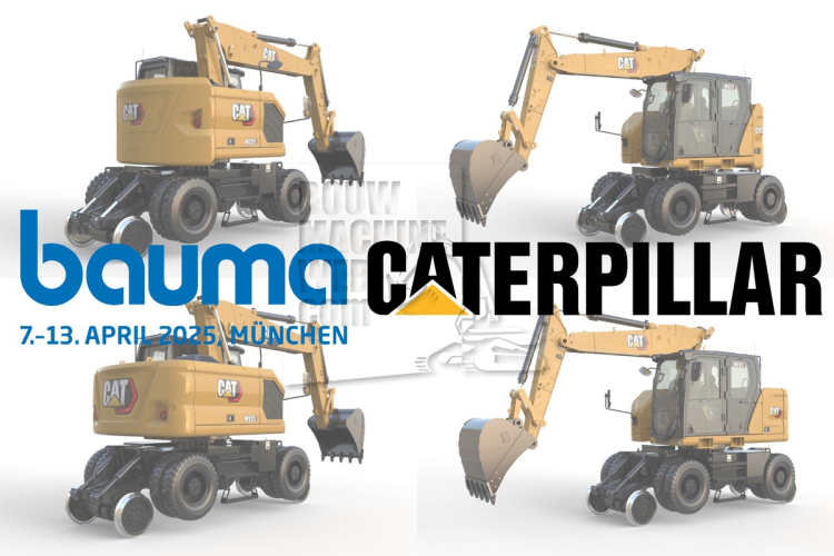Bauma 2025: Caterpillar kondigt Next Gen spoorweggraafmachine aan