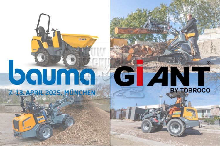 Bauma 2025: Tobroco-Giant breidt uit met nieuwe machines en aanbouwdelen
