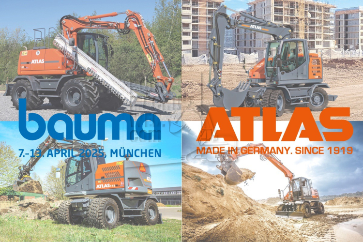 Bauma 2025: Atlas toont haar nieuwste mobiele graafmachine