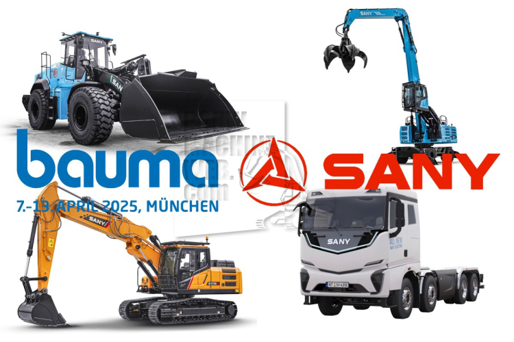 Bauma 2025: Sany verdubbelt haar stand oppervlakte