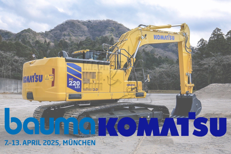 Bauma 2025: De volgende generatie Komatsu graafmachines: de meest geavanceerde ooit