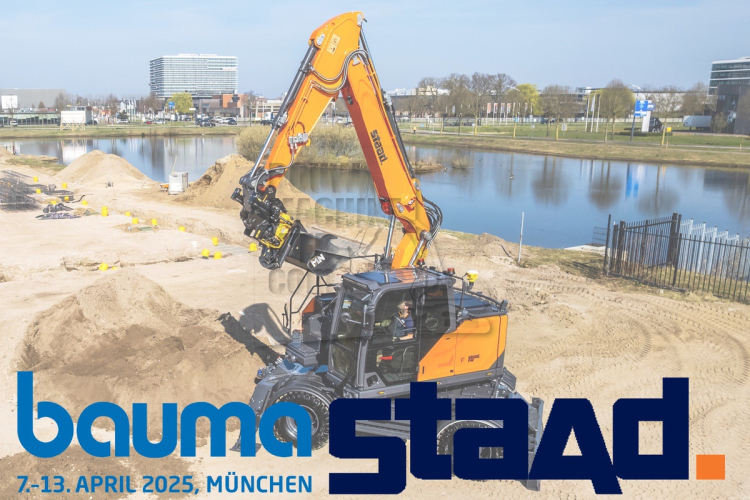 Bauma 2025: Staad introduceert eerste 100% elektrische graafmachine