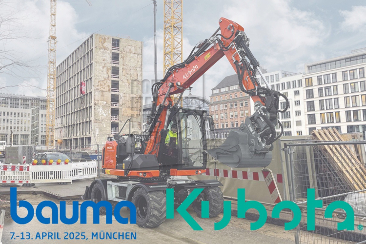 Bauma 2025: Kubota krijgt mobiele graafmachines van Liebherr in het programma