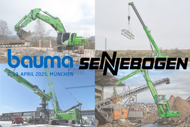 Bauma 2025: Sennebogen, het groene hart van de Bauma