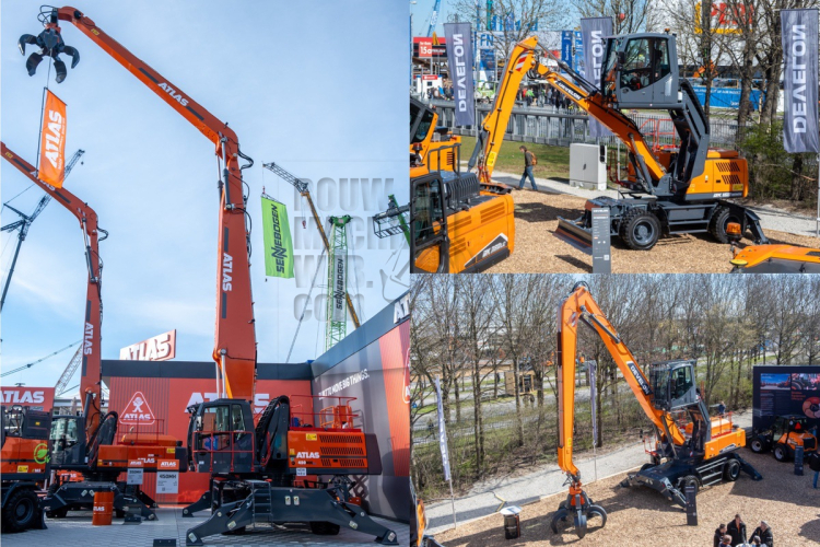 Bauma 2025: Atlas presenteert 450MH overslagmachine en samenwerking met Develon