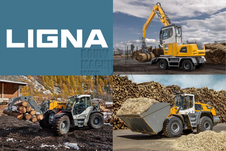 LIGNA 2025: Liebherr toont speciale machines voor hout en bosbouwindustrie