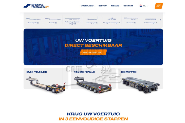 SpecialTrailers24 – Uw directe route naar speciale voertuigen