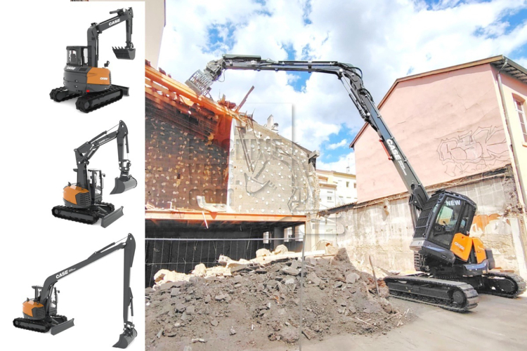 Midi speciale machines van Case