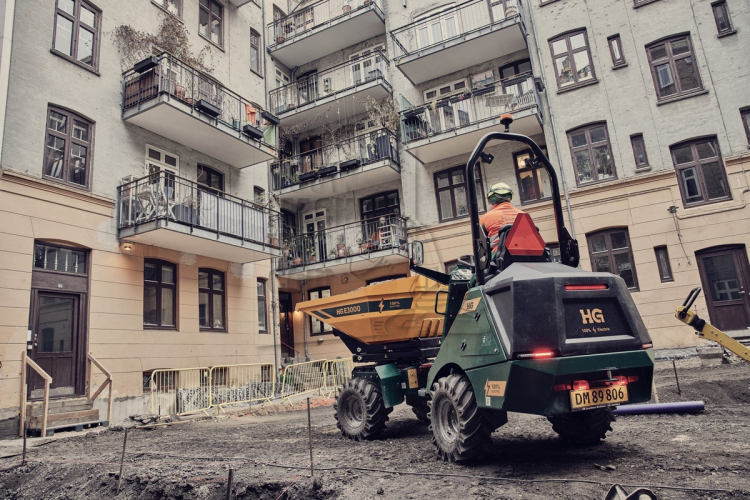 HG presenteert de E3000: 100% elektrische 3-tons dumper met 12 bedrijfsuren