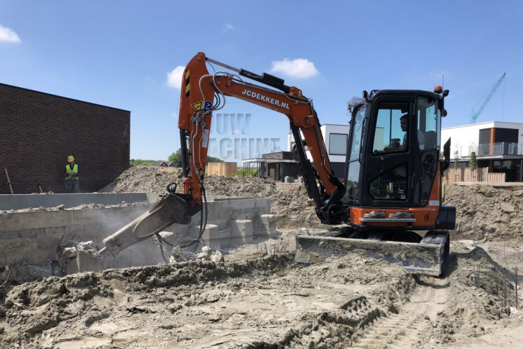 Krachtige 4 tonner kraakt palen