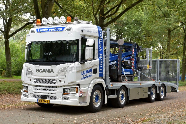 Lage, wendbare en multifunctionele Scania oprijwagen voor Lumar