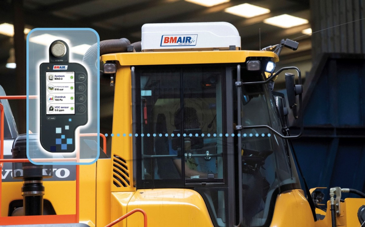 BMAir rust MAO-6HC dakunit uit met intelligente controller