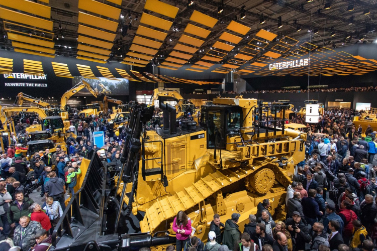 Zeppelin is verantwoordelijk voor Caterpillar stand op Bauma 2022