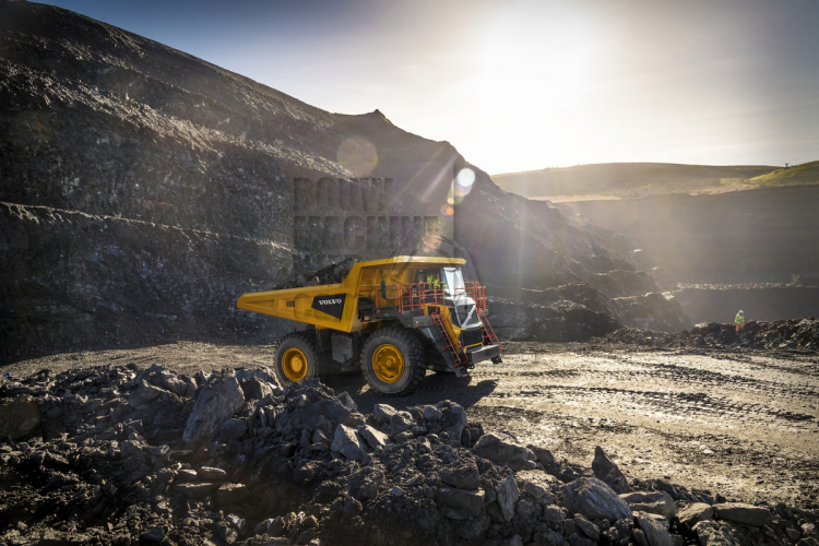 Volvo CE brengt 95 tons starre dumper op de wereld markt