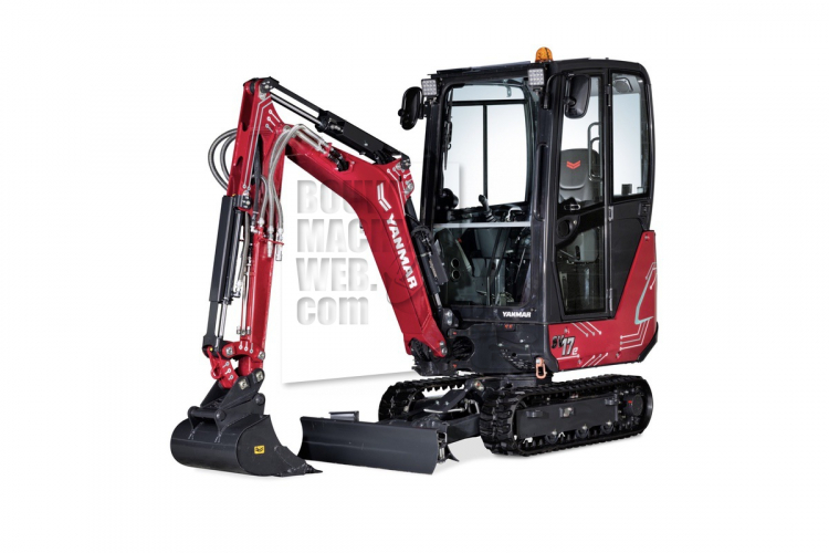 Yanmar toont prototype van elektrische minigraver: de nieuwe SV17e