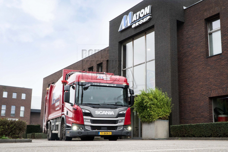 Unieke Scania LNG-trucks met kraakpersopbouw voor Maton Groep