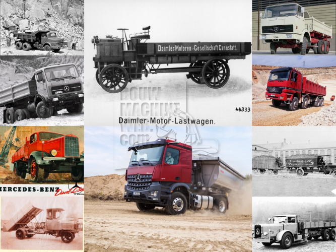 Mercedes-Benz 125 jaar ervaring in bouwvoertuigen