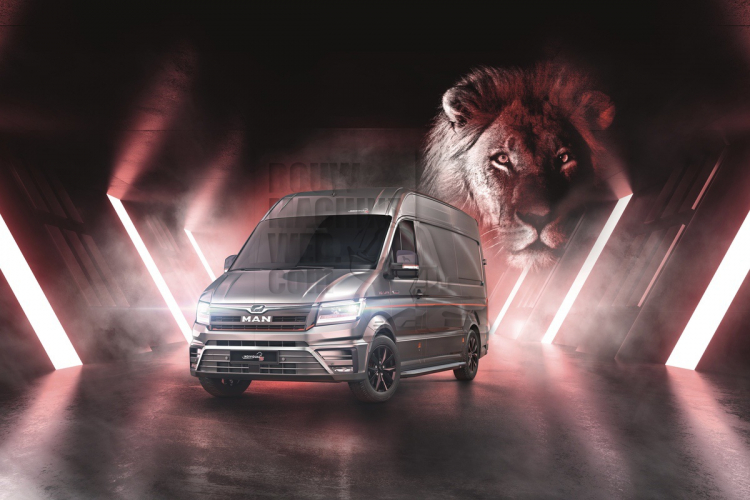 Exclusief design: de MAN TGE Individual Lion S