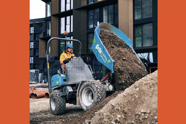Collé breidt de verhuurvloot uit met elektrische knik-wieldumpers