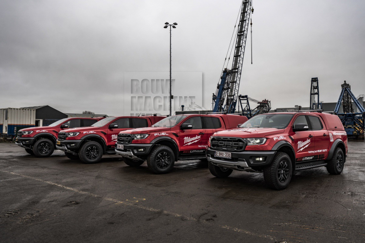 Zestien keer Ranger Raptor voor Milwaukee Benelux