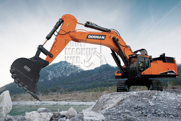 Doosan’s grootste graafmachine biedt de beste prestaties in de klasse van 100 ton