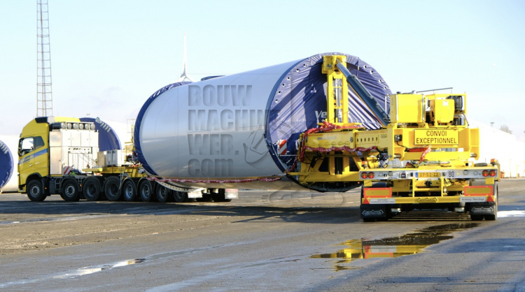 Nieuwste Mega Windmill Trailer XL voor Ter Linden Transport