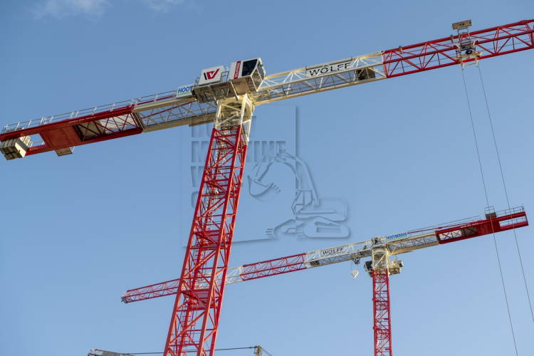 Verhelst Machines wordt exclusief Wolffkran torenkranen verdeler