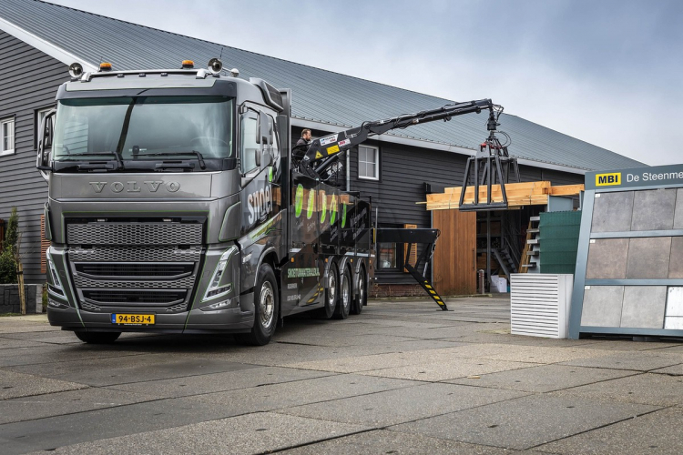 Optimaal laadvermogen met Volvo FH TAG-XL voor Snoei Tuinmaterialen