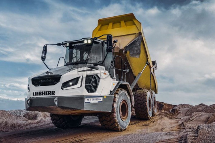 Het Deense bouwbedrijf MJ Eriksson vertrouwt op de Liebherr knikdumper