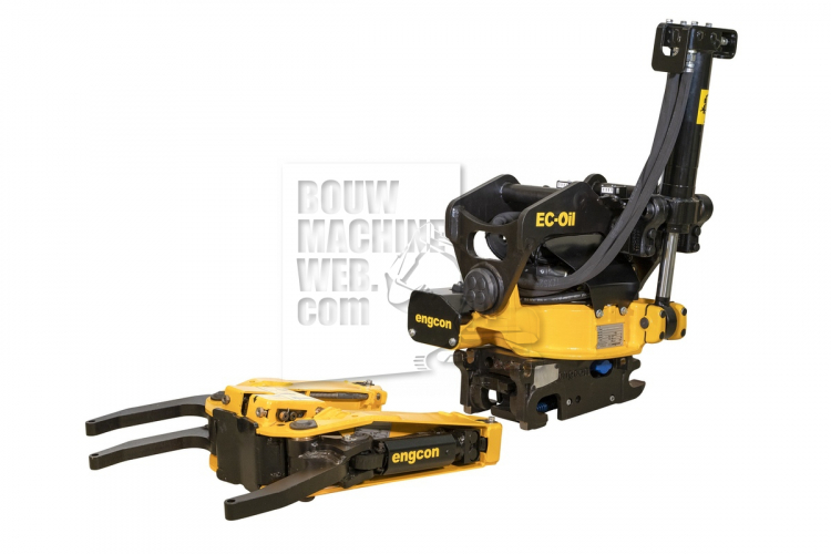 Engcon lanceert EC-Oil op draaikantelstuk voor machines van 4-6 ton