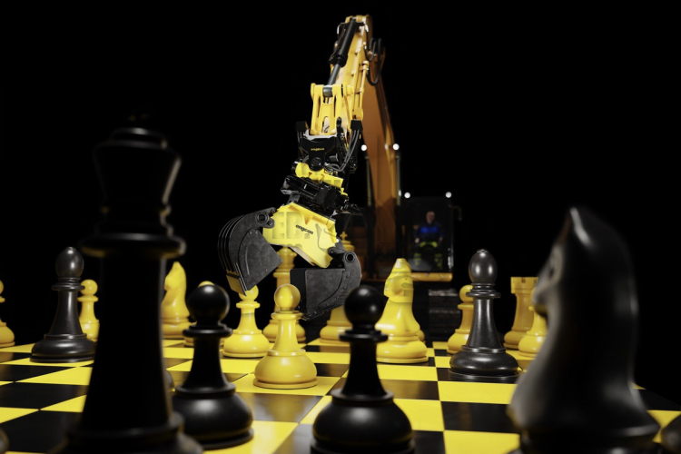 Engcon lanceert derde generatie draaikantelstuk