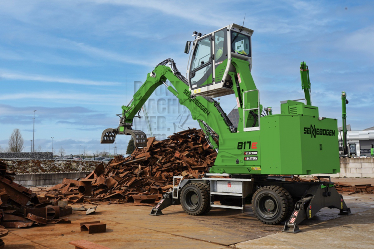 Sennebogen lanceert de 817 Electro Battery