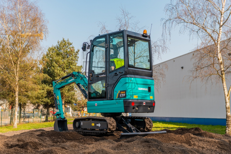 Sunward breidt zijn assortiment uit met een 1,7 tons minigraver