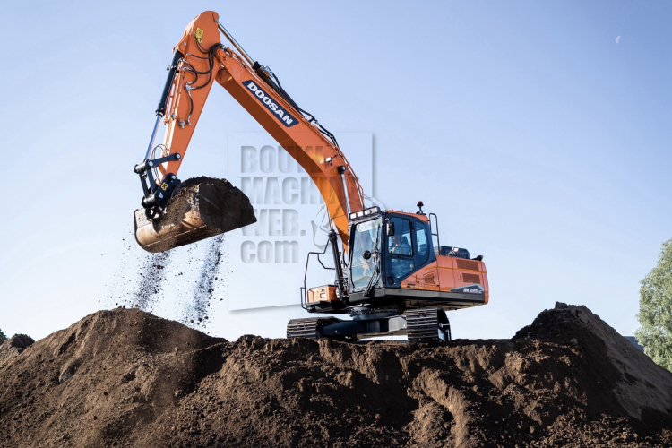 De nieuwe DX225LC-7X - Doosans eerste 'slimme' graafmachine