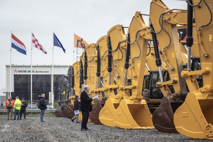 Ritchie Bros. steekt kijkdagen op veilinglocatie Moerdijk in nieuw jasje
