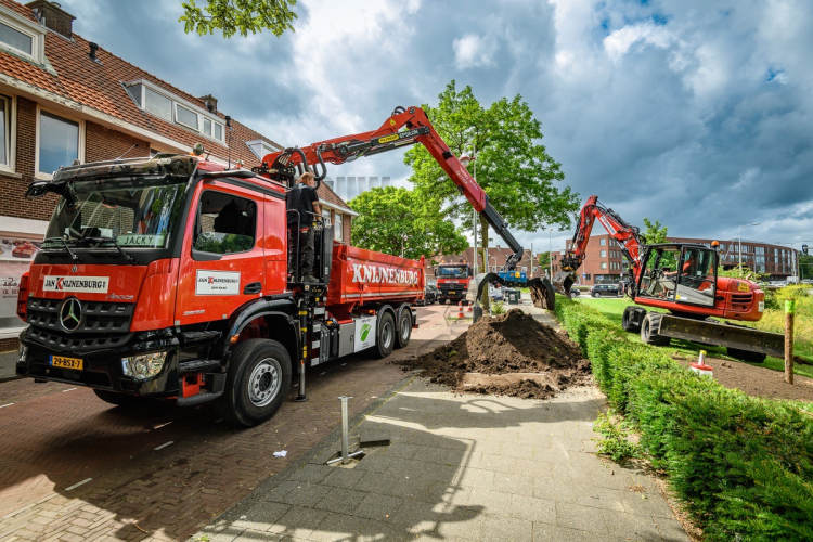 Met e-PTO wordt er geluidsarm gewerkt in Den Haag
