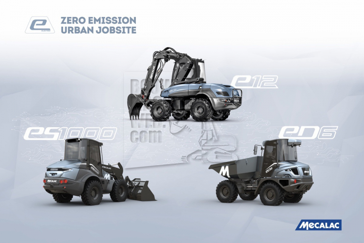 Bauma 2022: Mecalac lanceert drie volledig elektrische machines