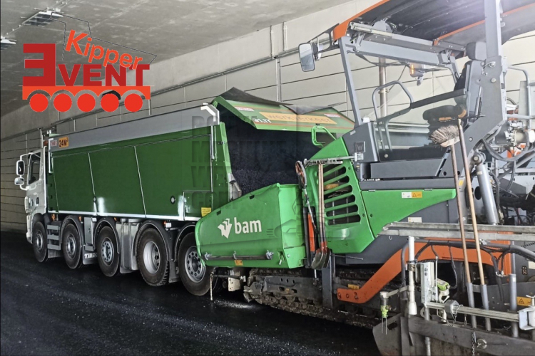 Kipper Event: DAF 10x2 met Fliegl afschuiver